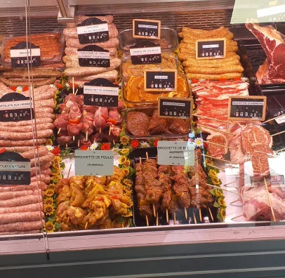 boucherie traditionelles à Saint-Jean-Le-Blanc près d'Orléans dans le Loiret 45